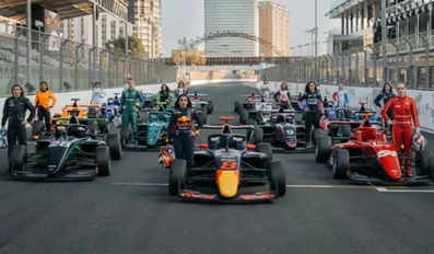 The Women's F1 Academy race to take place at the Lusail International Circuit